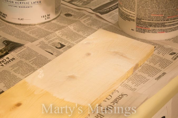 Painted Kitchen Table from Marty's Musings