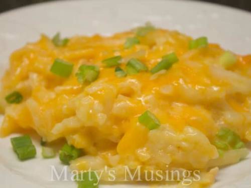 Easy Slow Cooker Cheesy Potato Casserole Recipe