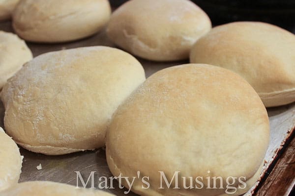 Best Ever Homemade Hamburger Buns from Marty's Musings