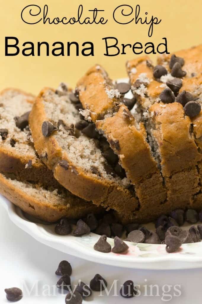 Chocolate Chip Banana Bread from Marty's Musings