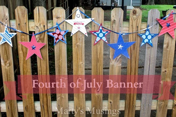 Fourth of July Banner from Marty's Musings