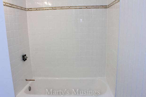 How to Tile the Shower Yourself from Marty's Musings