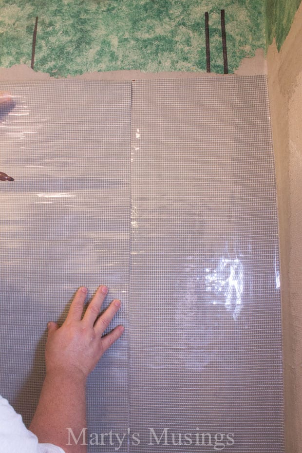 How to Tile Your Shower from Marty's Musings-16