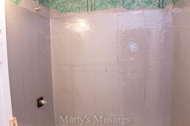 How to Tile Your Shower from Marty's Musings-22