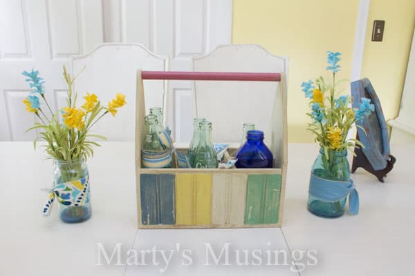 Rustic Summer Centerpiece from Marty's Musings