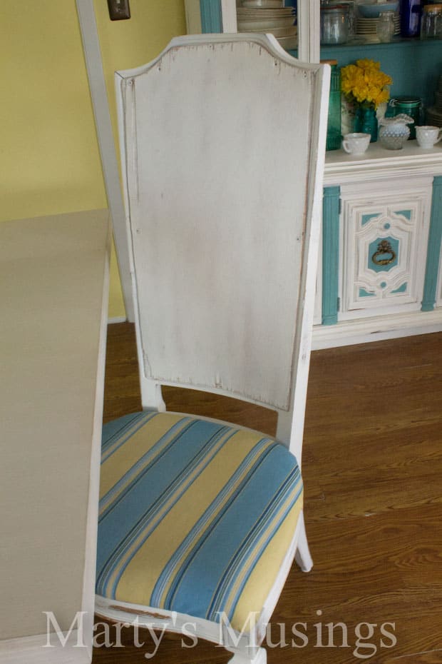 Shabby Chic Dining Chairs from Marty's Musings