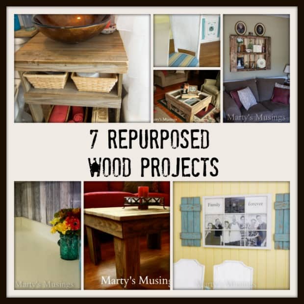 7 Repurposed Wood Projects from Marty's Musings