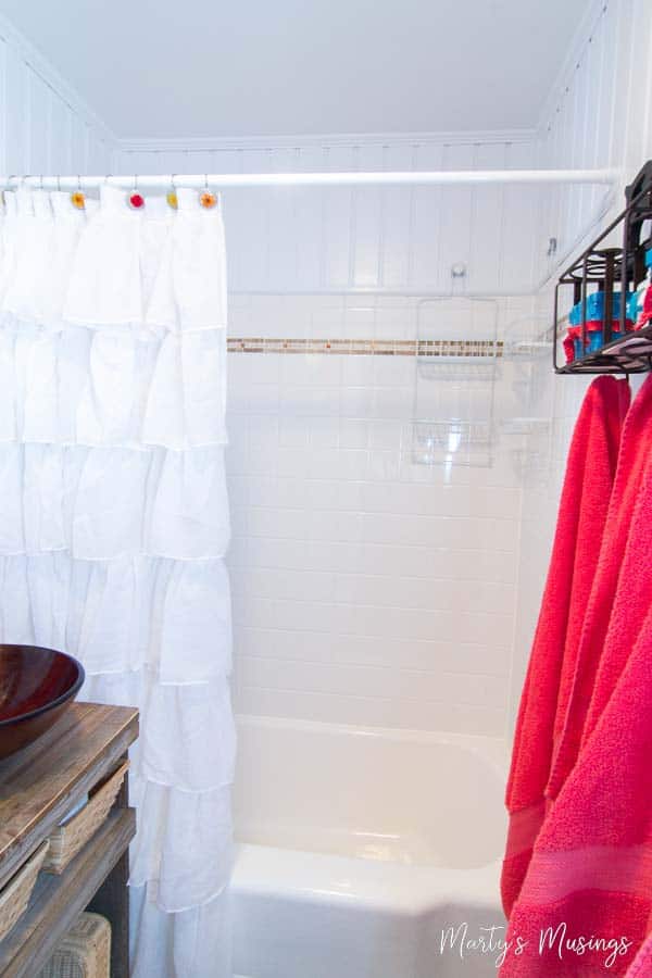 Even an amateur with no experience can create a beautiful bathroom with DIY shower tile using Bondera Tile Mat! Step by step instructions included.