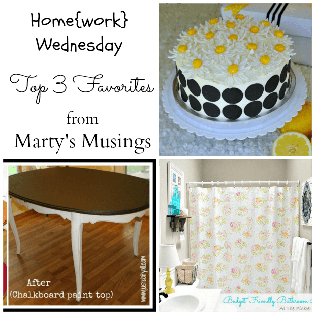 Home{work} Wednesday Link Party #9 Top 3 Favorites