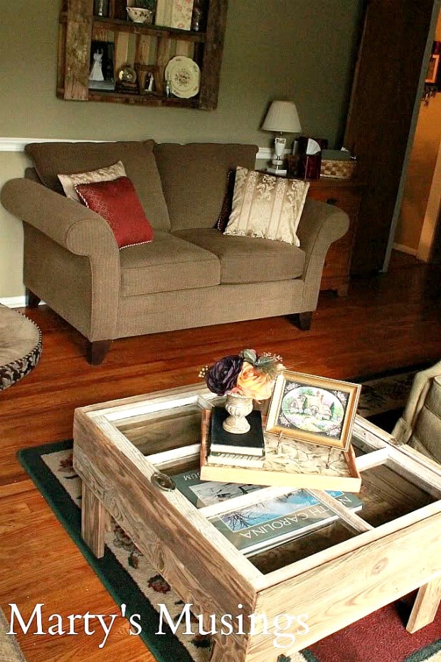 Living Room Makeover from Marty's Musings