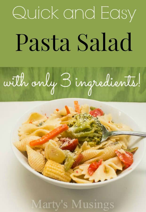 Quick and Easy Pasta Salad - Marty's Musings