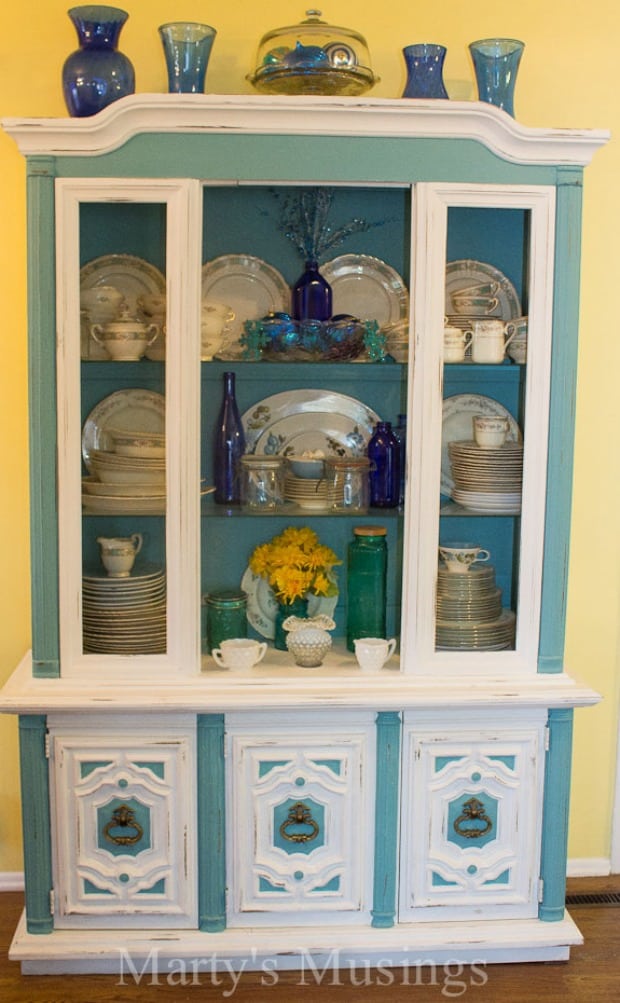 Chalk Painted Hutch - Marty's Musings