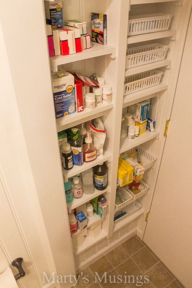 Built-In Bathroom Storage