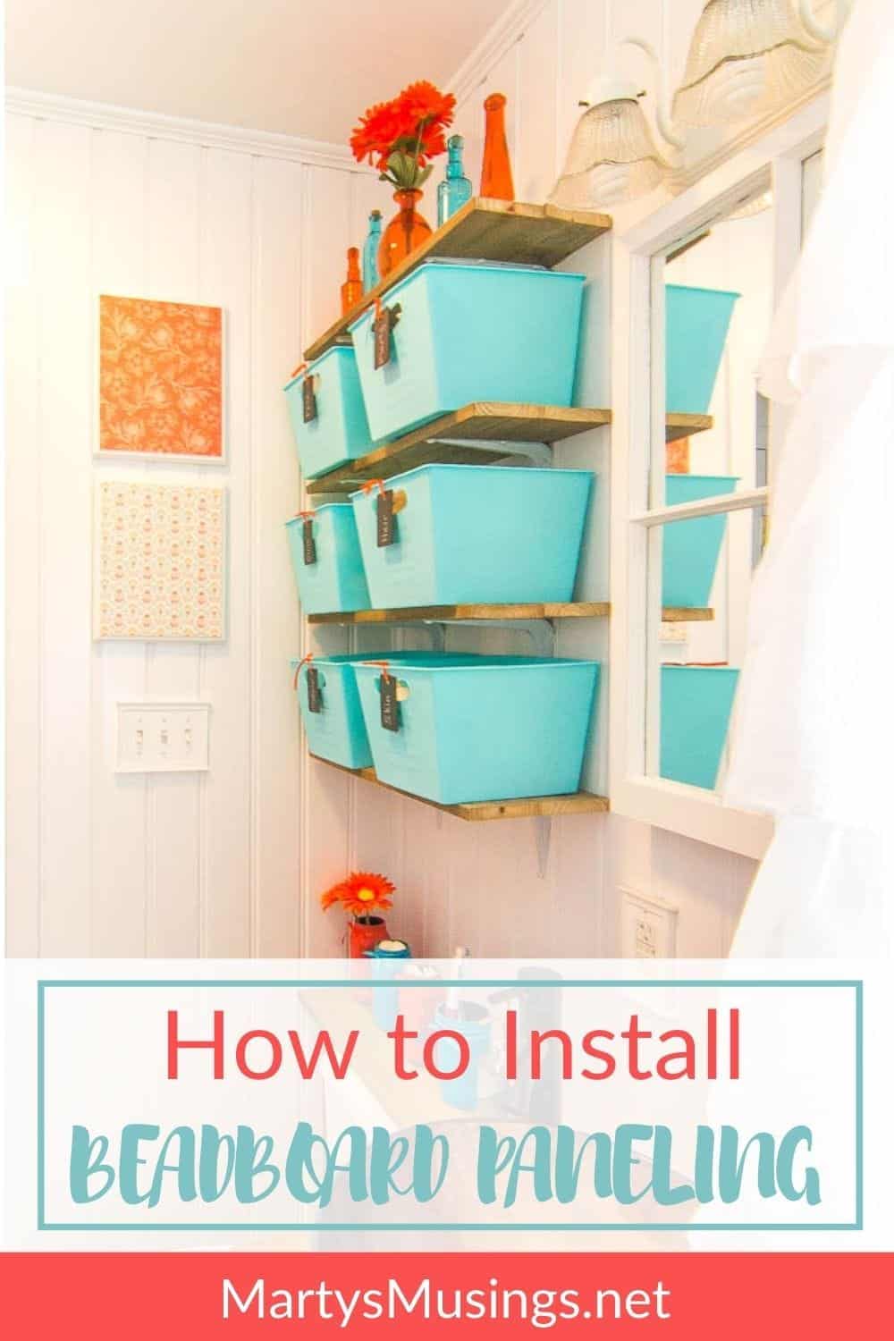 How to Install Beadboard Paneling - Marty's Musings