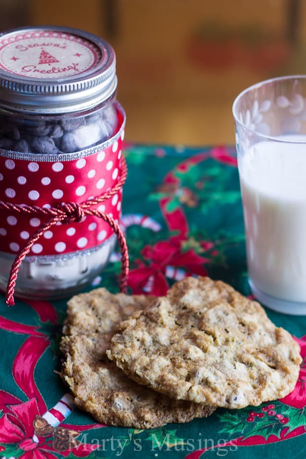 Pint Mason Jar Gift and Chocolate Chip Cookie Mix- Marty's Musings