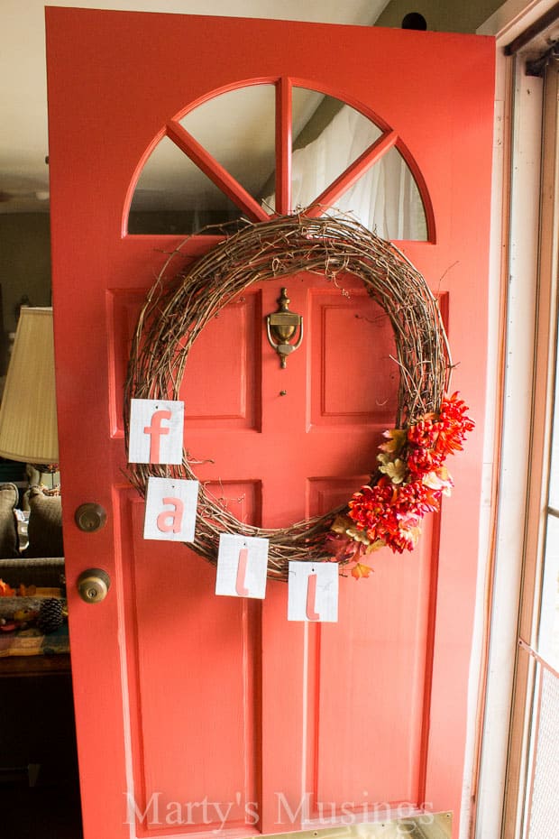 A pink door