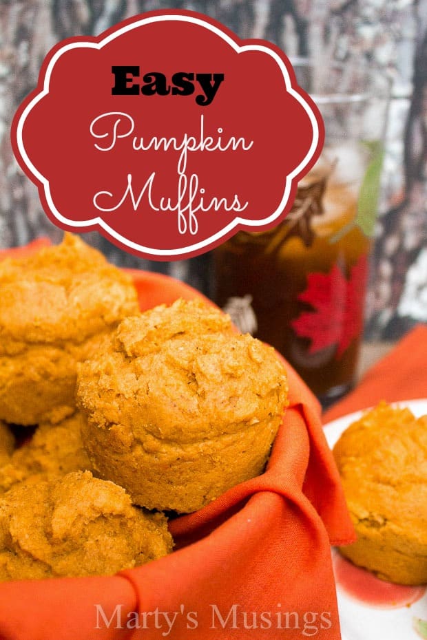 Easy Pumpkin Muffins with a Cake Mix