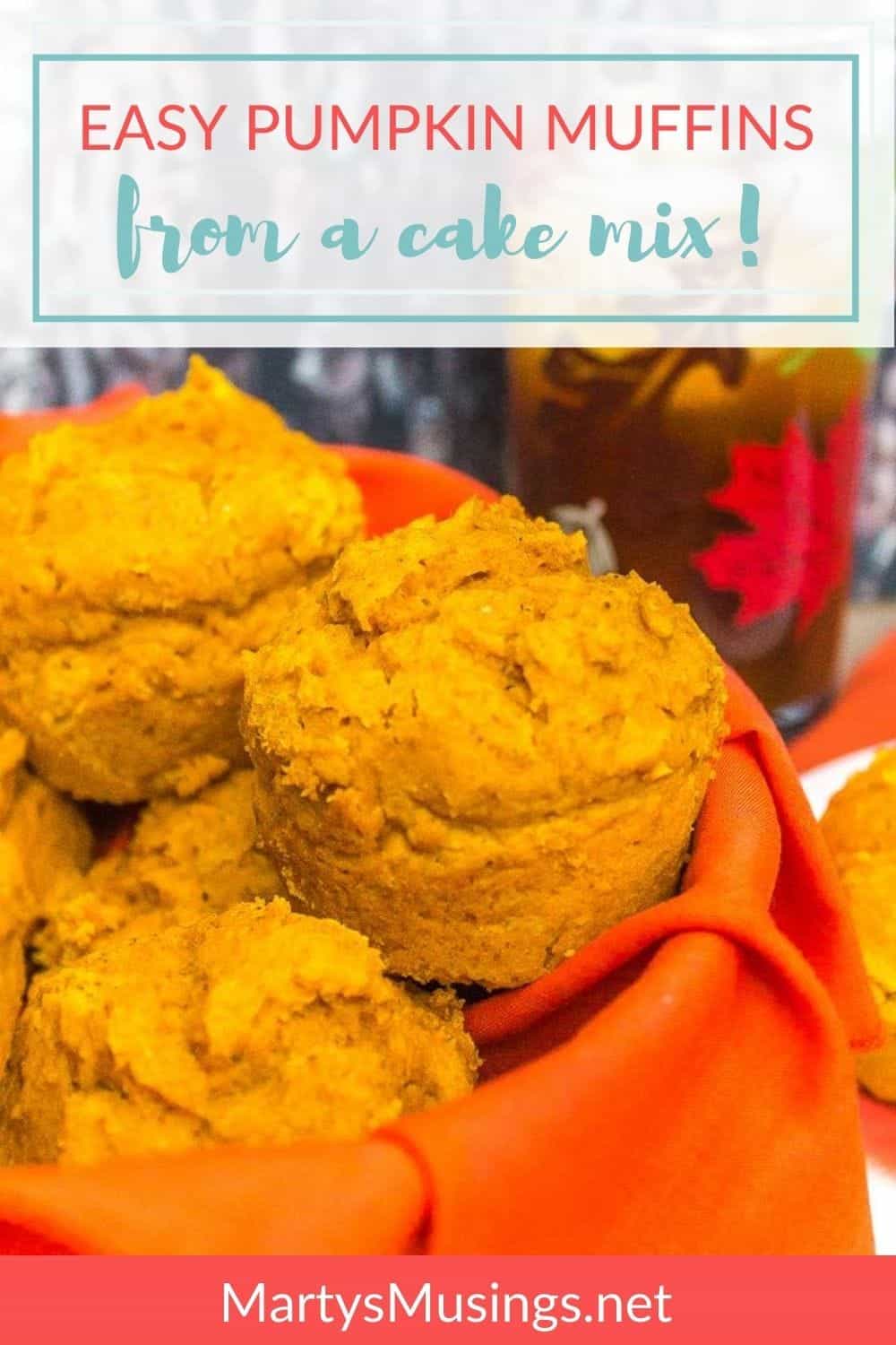 Easy Pumpkin Muffins with only 5 ingredients!
