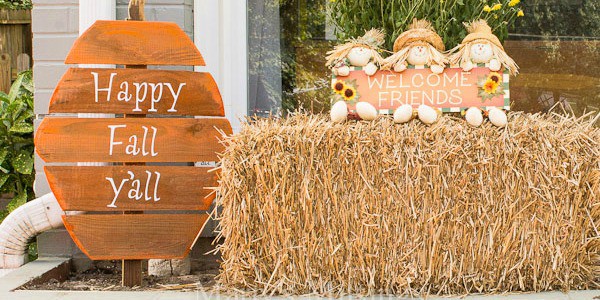 Wooden Pumpkins from Fence Boards