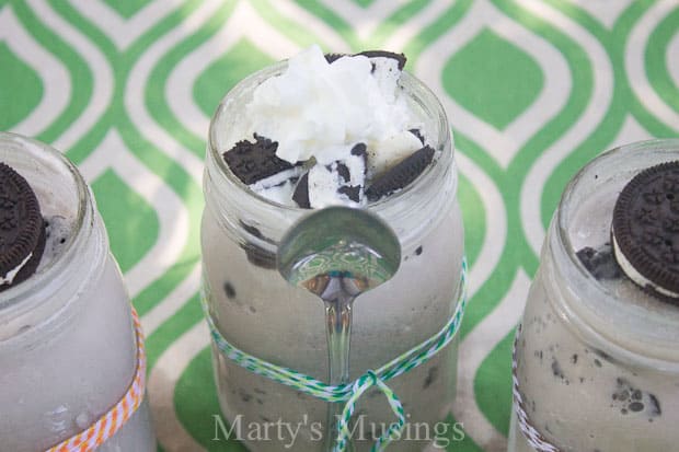 Homemade Oreo Ice Cream from Marty's Musings