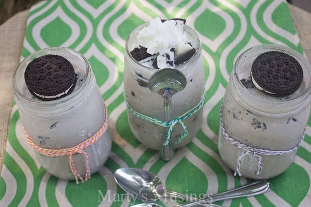 Homemade Oreo Ice Cream from Marty's Musings