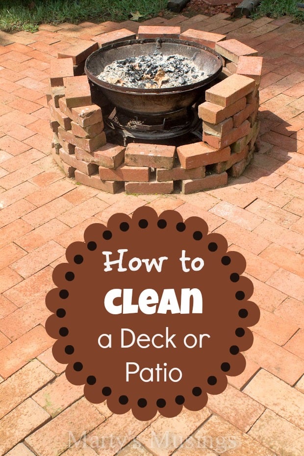 How to Clean A Patio or Deck