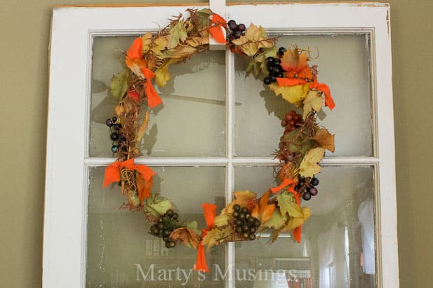 3 Easy DIY Fall Wreaths from Marty's Musings