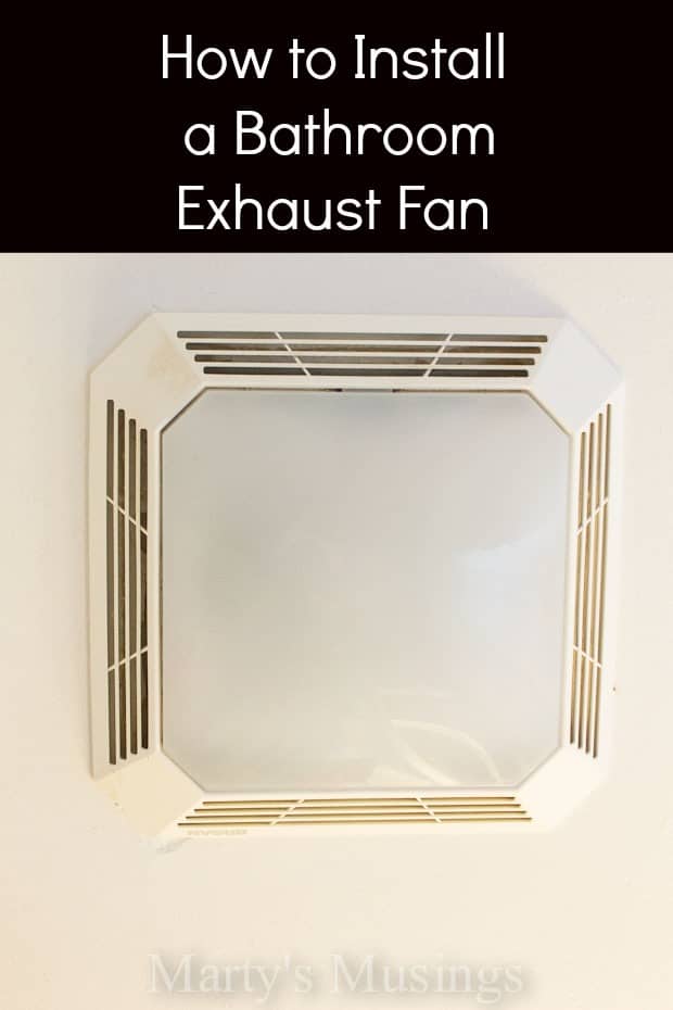 How to Install a Bathroom Exhaust Fan and Electrical Outlets