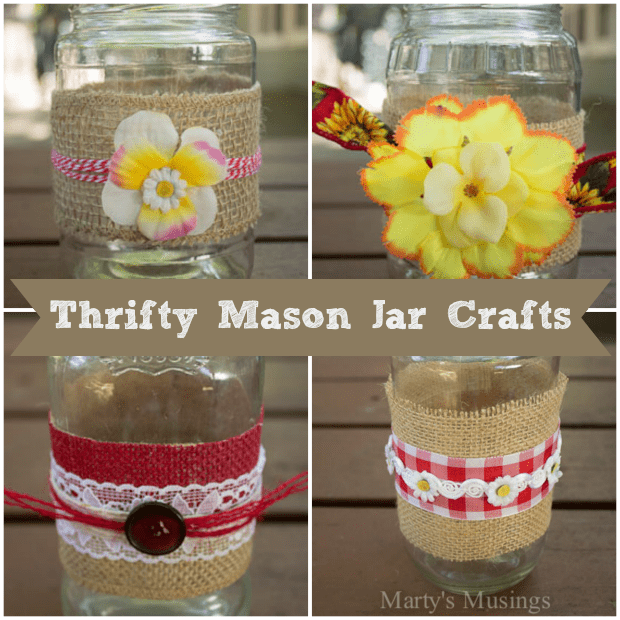 Thrifty Mason Jar Crafts Thrifty Mason Jar Crafts