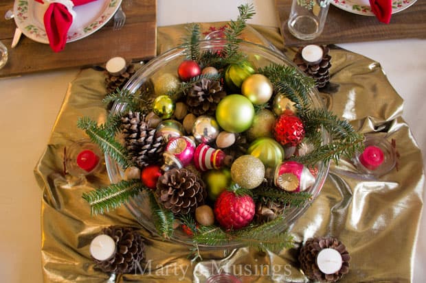 A table full of food, with Home and Ornament