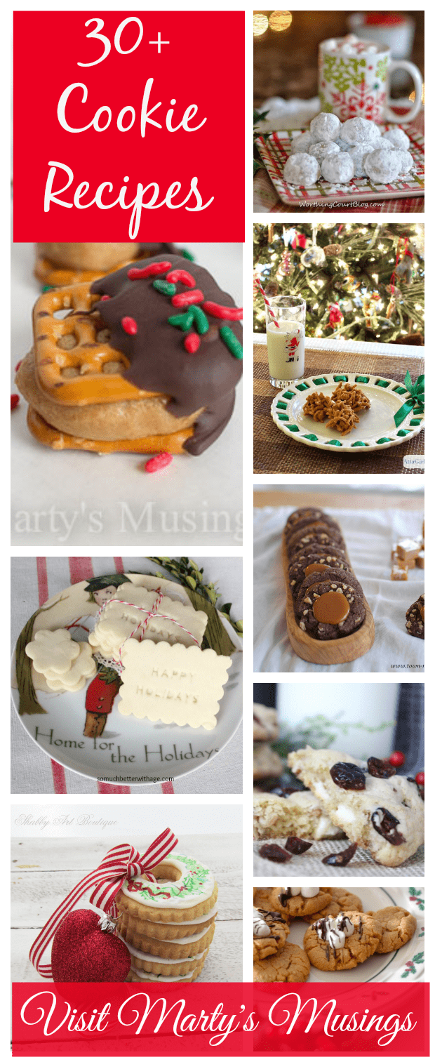 30+ Cookie Recipes from Marty's Musings