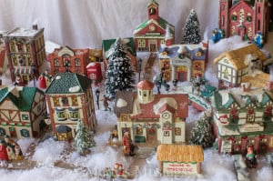 Christmas Village Display Ideas from Marty's Musings