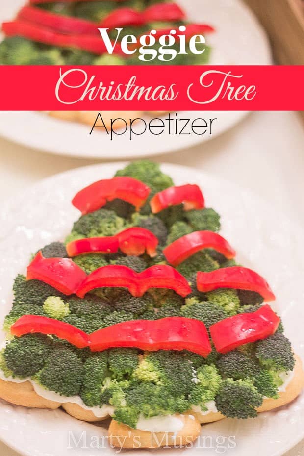 Veggie Christmas Tree Appetizer