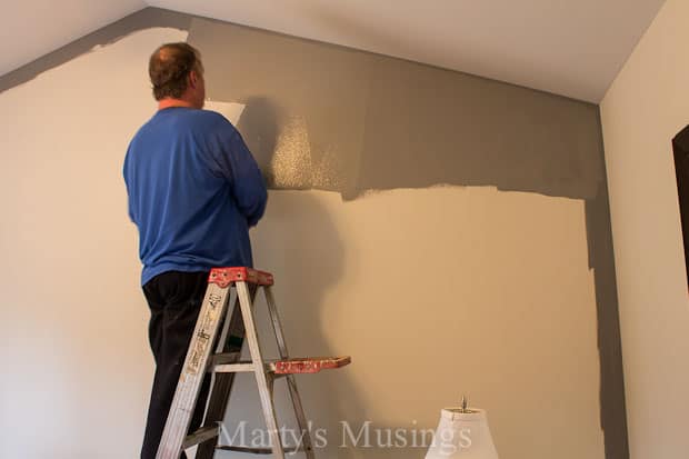 A man standing in a room