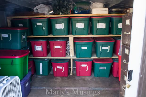 Christmas Decorations Storage