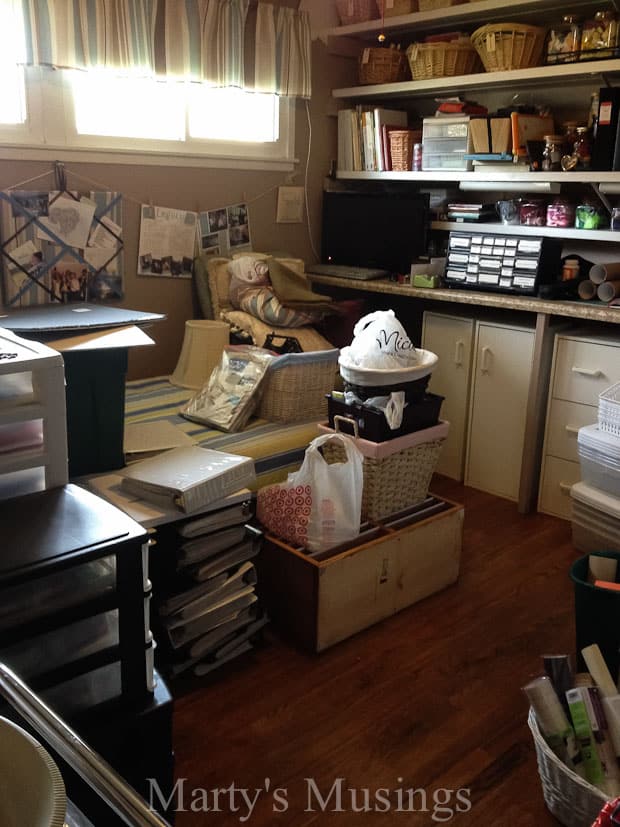 Craft Room Organization from Marty's Musings