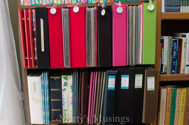 Photo and Scrapbook Album Organization-Marty's Musings