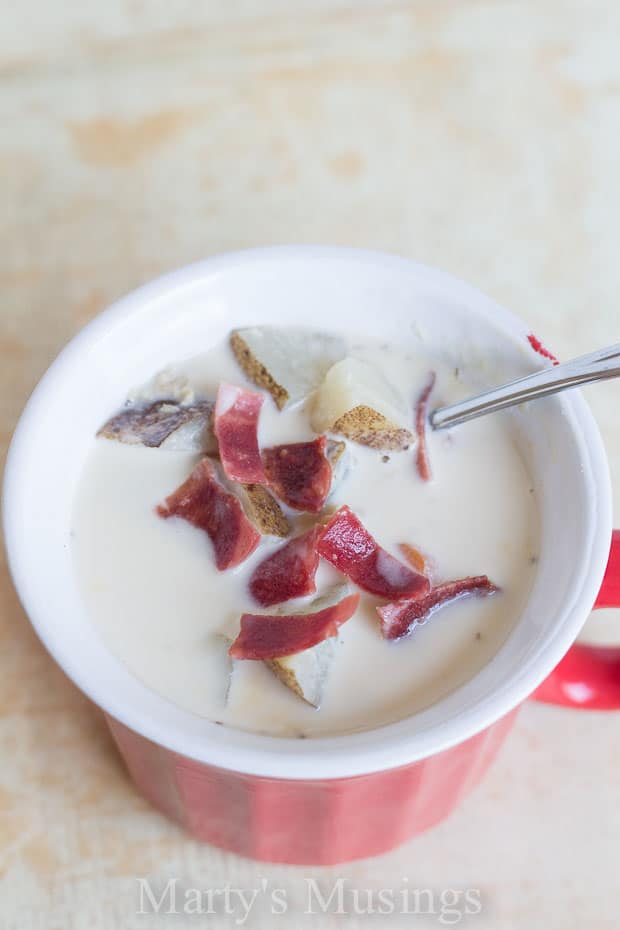 Slow Cooker Clam Chowder - Marty's Musings-4