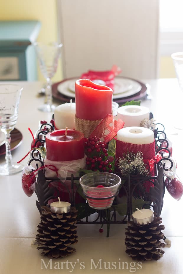 Valentine's Day Table Setting - Marty's Musings