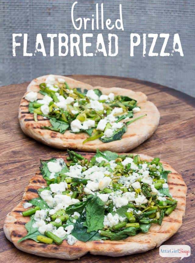 Grilled Flatbread Pizza - Atta Girl Says