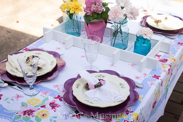 A cake sitting on top of a picnic table