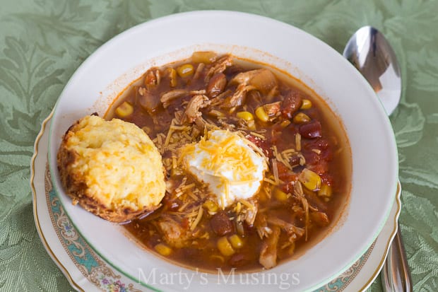 Slow Cooker Chicken Chili - Marty's Musings