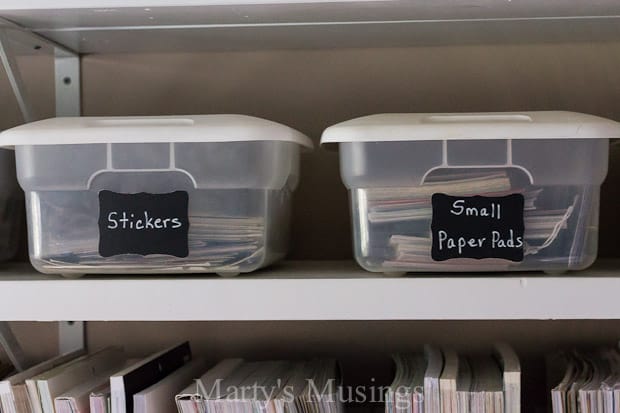 Craft Room Makeover and Organization Ideas - Marty's Musings