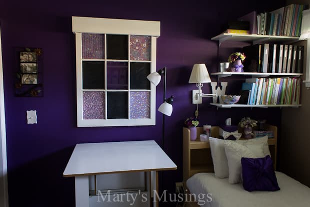 Accent Wall Color: Behr Perpetual Purple