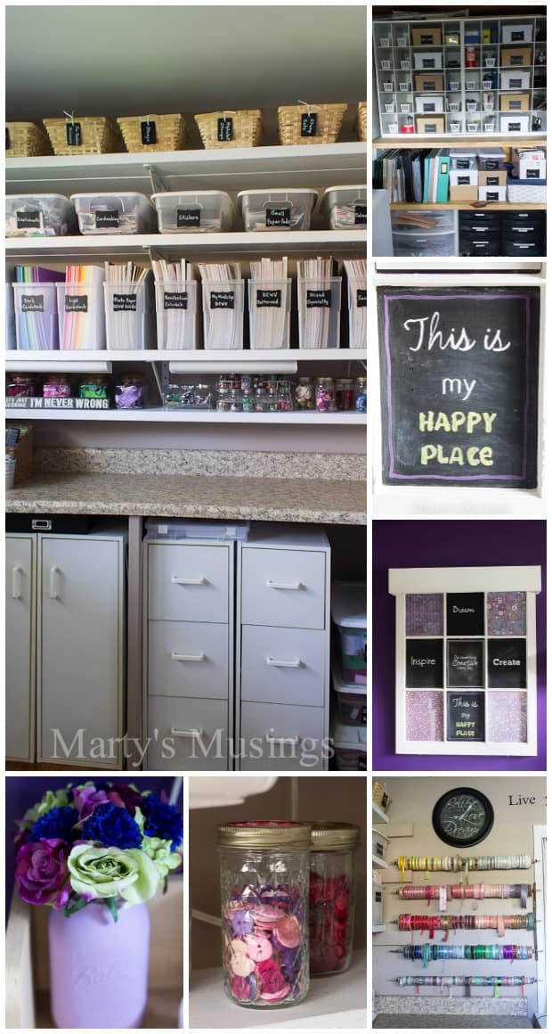 Craft Room Makeover and Organization Ideas - Marty's Musings