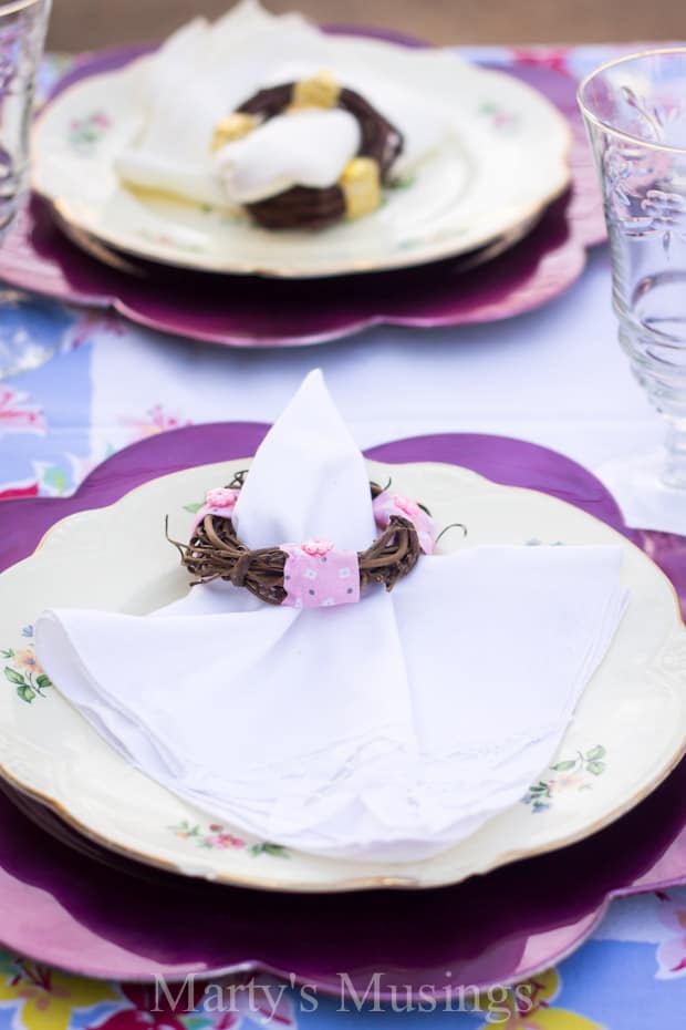 A piece of cake on a plate, with Table and Idea