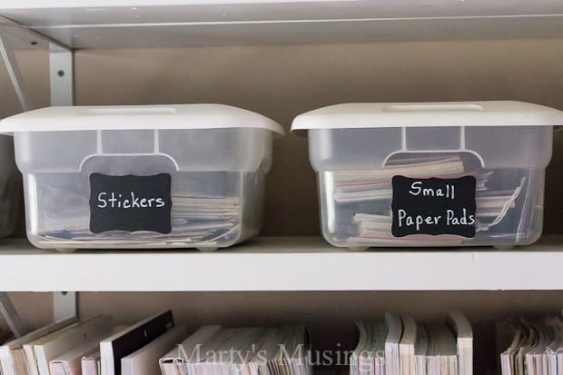 A shelf filled with books