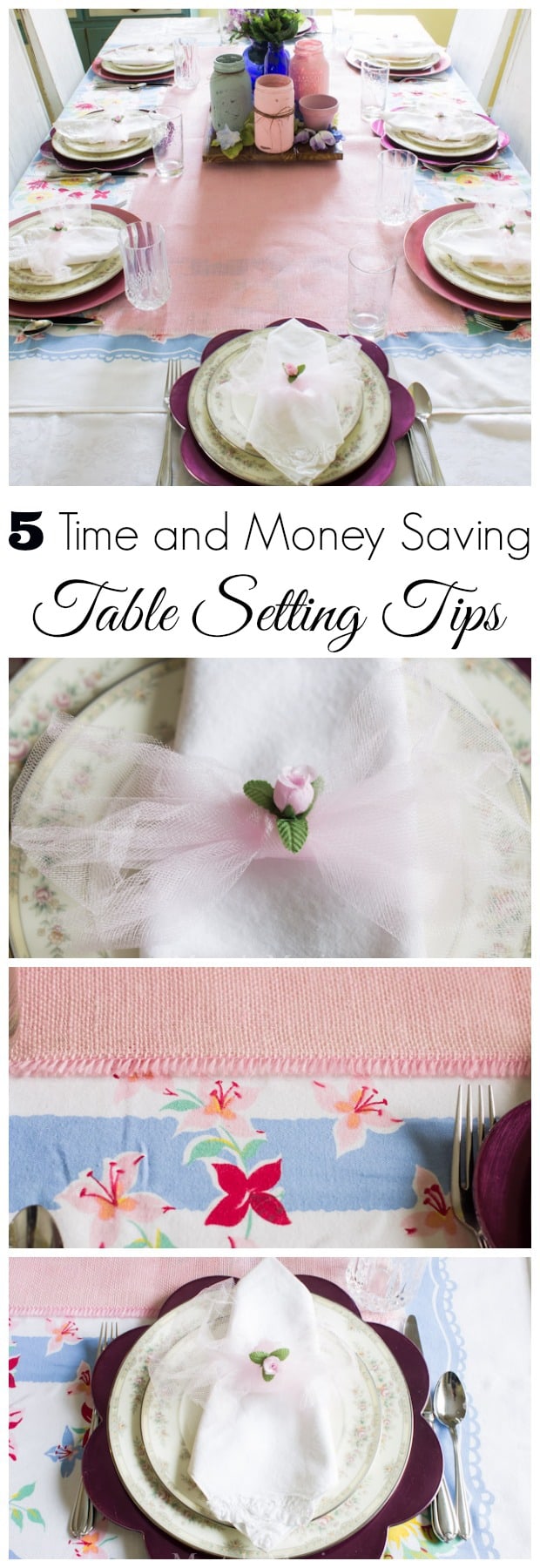 5 Time and Money Saving Table Setting Tips - Marty's Musings