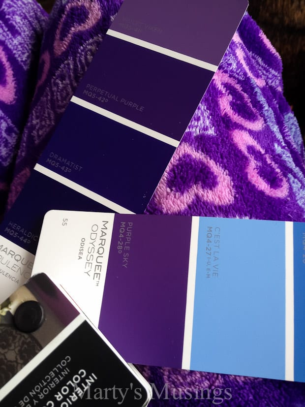 Accent Wall Color: Behr Perpetual Purple - Marty's Musings