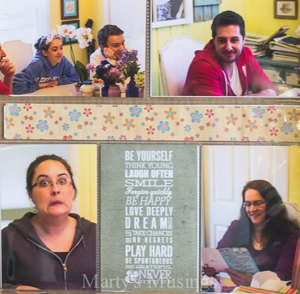 A group of people sitting at a table